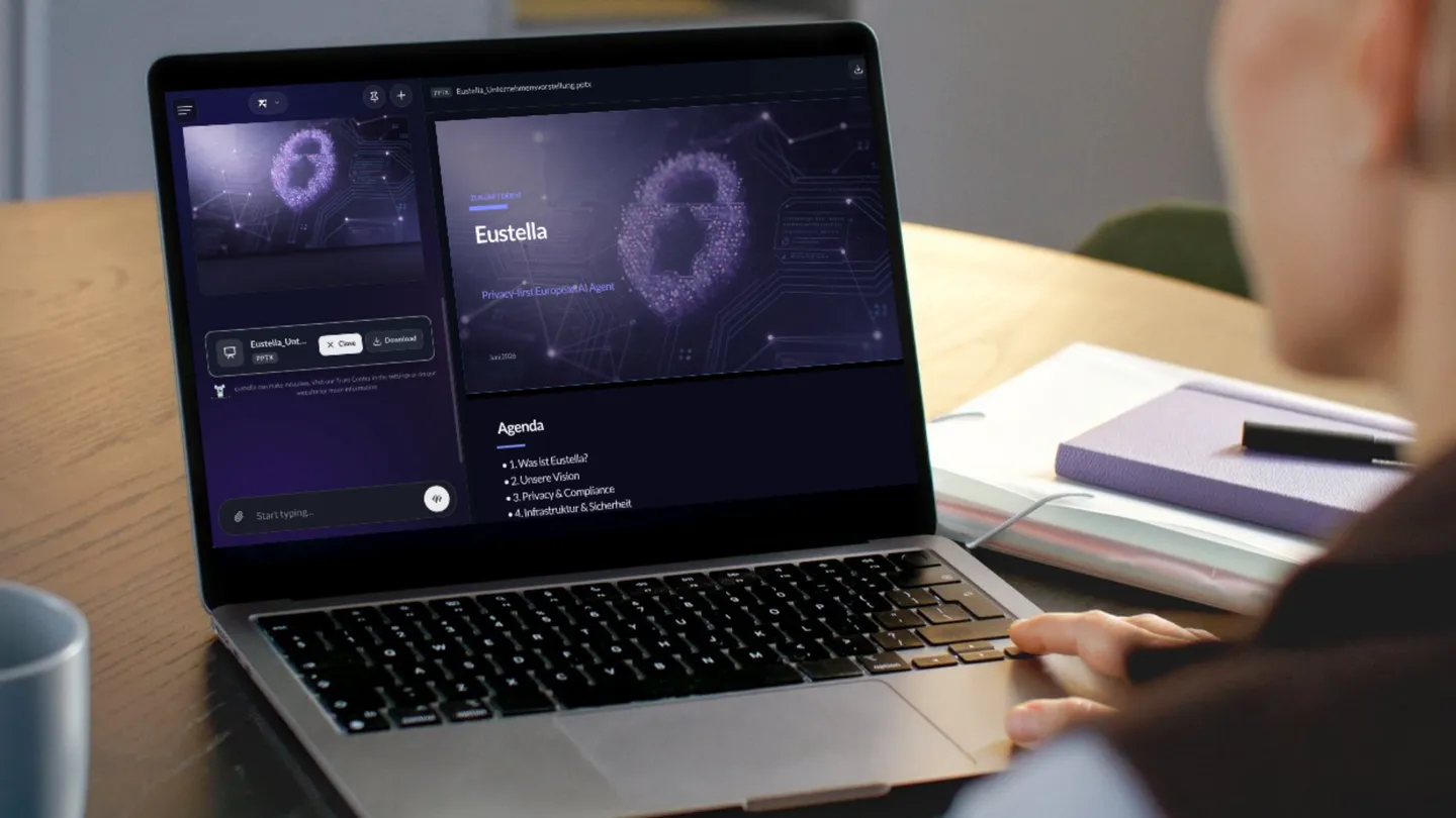 eustella AI Agent Update Adds Office File Creation, Editing and Design Templates